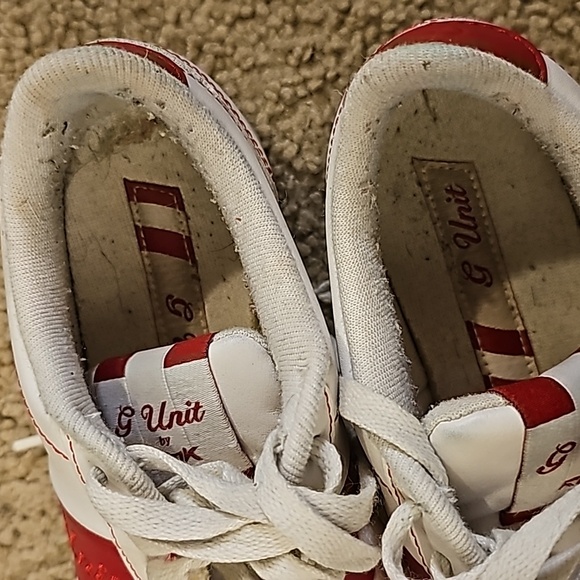 G unit sneakers red and white - Picture 2 of 5